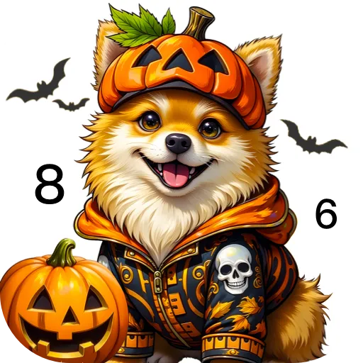 Game icon for Halloween Color by Numbers by BrainArt Studio